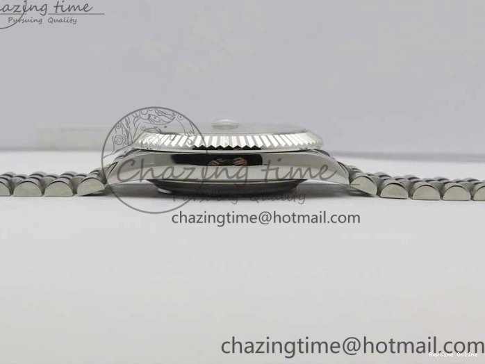 0203 ModernLook DateJust 41mm 126334 SS BP Maker 1:1 Best Edition New Version Blue Roman Dial on Jubilee Bracelet 3033